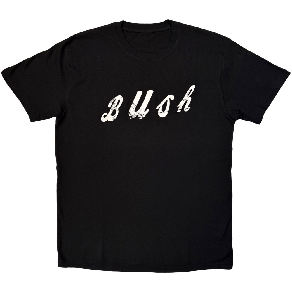 Bush - Logo Mono Herren TShirt - Schwarz/Weiß